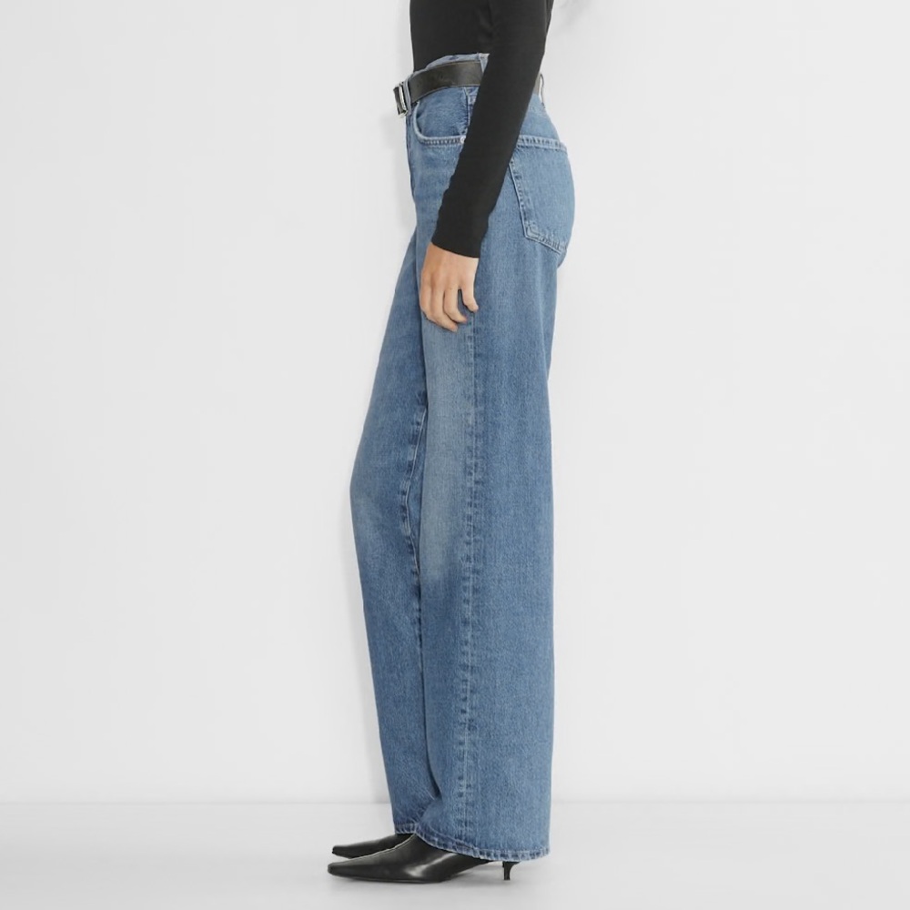 Aritzia Citizens Of Humanity Medium Blue Wide Leg Jeans Annina Jean - Picture 8 of 8
